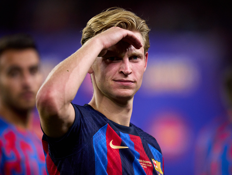 <a href='https://www.m.llxzyyy.com/news/tag/284.html' style='color: blue;'>西甲</a>第12輪巴薩客勝塞爾塔，德容紅牌離場后社交媒體表態(tài)